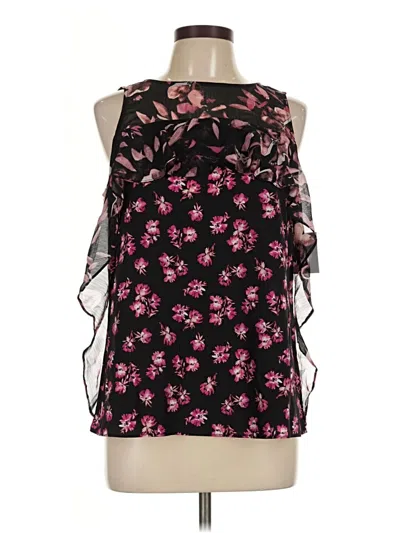 Pre-owned Ellen Tracy Sleeveless Blouse In Black