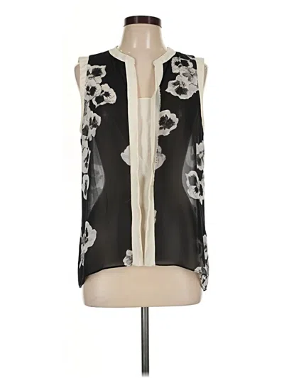 Pre-owned Ellen Tracy Sleeveless Blouse In Black