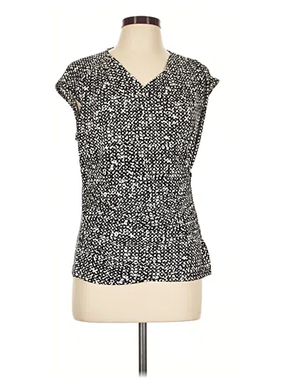 Pre-owned Ellen Tracy Sleeveless Blouse In Black