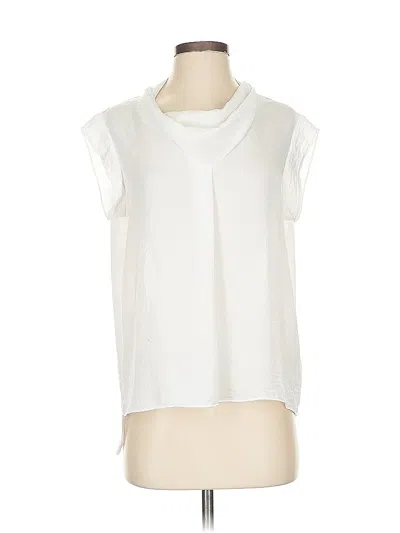 Pre-owned Ellen Tracy Sleeveless Blouse In White