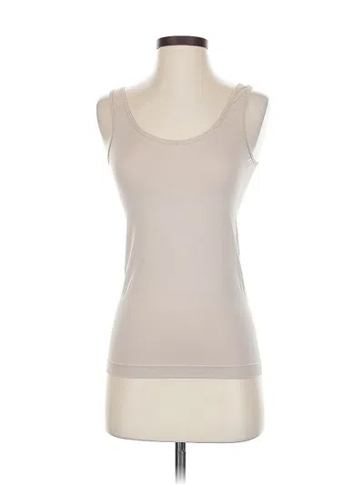 Pre-owned Ellen Tracy Sleeveless T-shirt In Brown