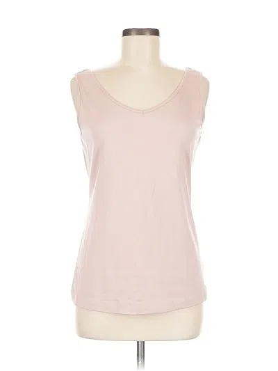 Pre-owned Ellen Tracy Sleeveless T-shirt In Pink