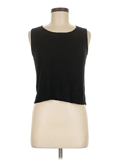 Pre-owned Ellen Tracy Sleeveless T-shirt In Black