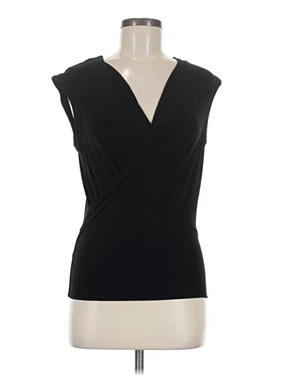 Pre-owned Ellen Tracy Sleeveless T-shirt In Black