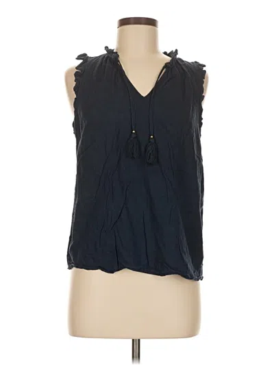 Pre-owned Ellen Tracy Sleeveless T-shirt In Blue