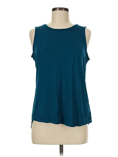 Pre-owned Ellen Tracy Sleeveless T-shirt In Blue