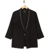 Shop Ellen Tracy Stitched Shawl Collar Blazer