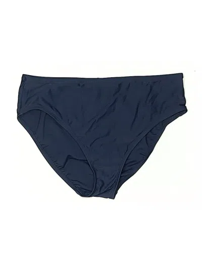 Pre-owned Ellen Tracy Swimsuit Bottoms In Blue