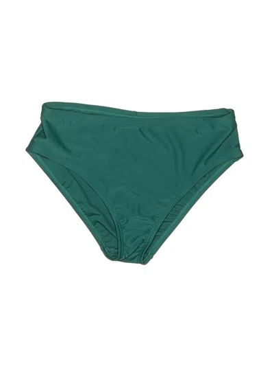 Pre-owned Ellen Tracy Swimsuit Bottoms In Green