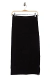 Ellen Tracy Textured Sweater Skirt In Animal Print
