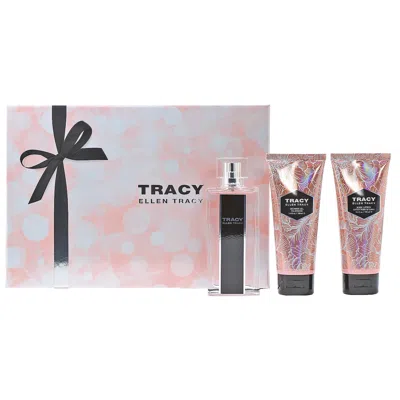 Ellen Tracy Tracy By  3 Pc Set 2.5 oz Edp Spray, 3.4 oz Shower Gel, 3.4 oz Body Lotion