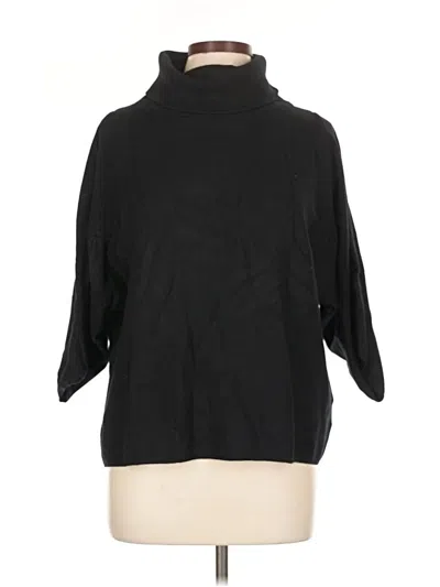 Pre-owned Ellen Tracy Turtleneck Sweater In Black