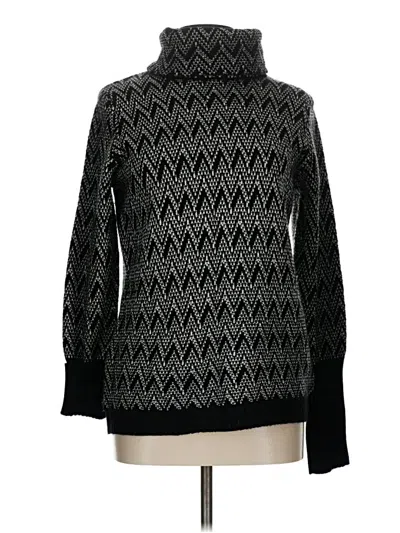 Pre-owned Ellen Tracy Turtleneck Sweater In Black