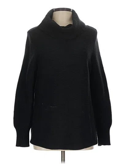 Pre-owned Ellen Tracy Turtleneck Sweater In Black