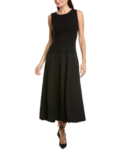 Ellen Tracy Twofer Dress In Black