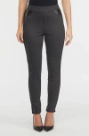 Ellen Tracy Vegan Pull On Ponte Leggings
