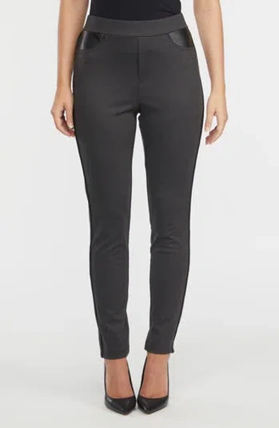 Ellen Tracy Vegan Pull On Ponte Leggings