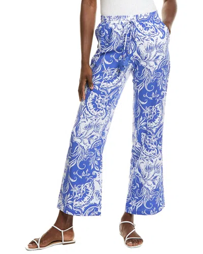 Ellen Tracy Wide Leg Linen-blend Pant