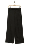 Ellen Tracy Wide Leg Ponte Pull-on Pants In Black