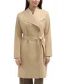Ellen Tracy Women's Classic Long Trench In Brown