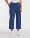 Ellen Tracy Women's Cropped Straight Leg Pant In Blue