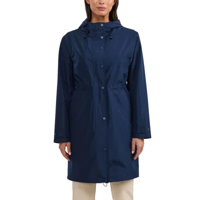 Ellen Tracy Women's Hooded Waterproof Raincoat In Multi