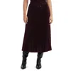 Ellen Tracy Women's Pleated Satin Midi Skirt In Multi