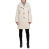 Ellen Tracy Women's Sherpa Teddy Coat With Notch Collar