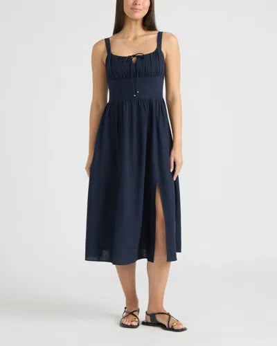 Ellen Tracy Women's Sleeveless Maxi Dress In Blue
