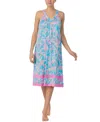 Ellen Tracy Women's Sleeveless Paisley Nightgown