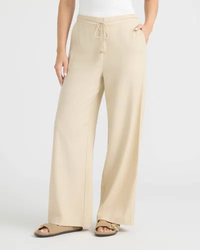 Ellen Tracy Women's Wide Leg Pant In Brown