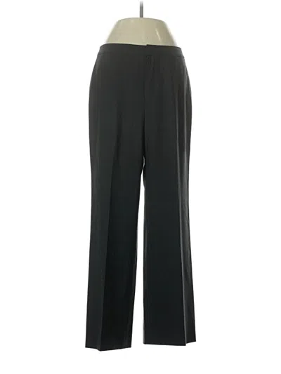Pre-owned Ellen Tracy Wool Pants In Black