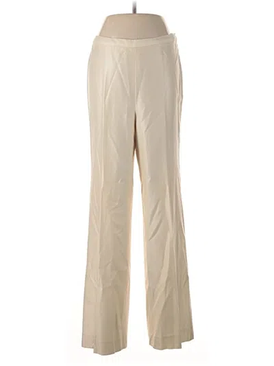 Pre-owned Ellen Tracy Wool Pants In Tan
