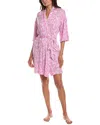 Ellen Tracy Wrap Robe In Pink