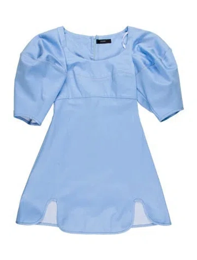 Pre-owned Ellery Asymmetrical Mini Dress In Blue