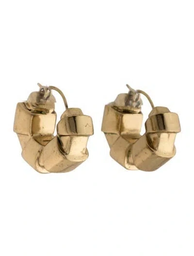 Pre-owned Ellery Chunky Hoop Earrings In Multicolor