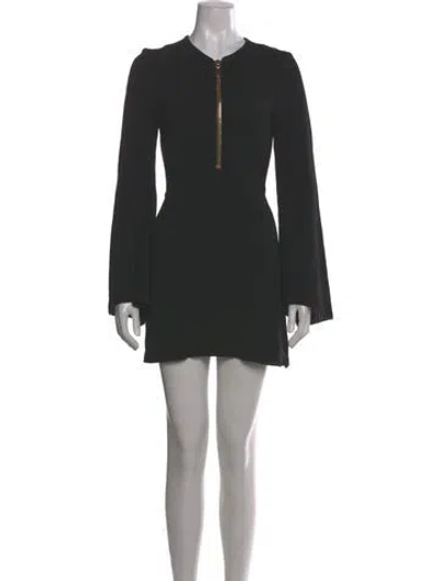 Pre-owned Ellery Crew Neck Mini Dress In Gray