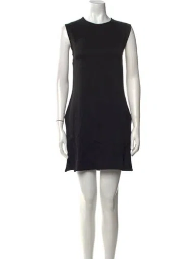Pre-owned Ellery Crew Neck Mini Dress W/ Tags In Black