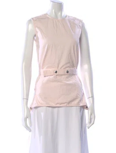 Pre-owned Ellery Crew Neck Sleeveless Top In Pink