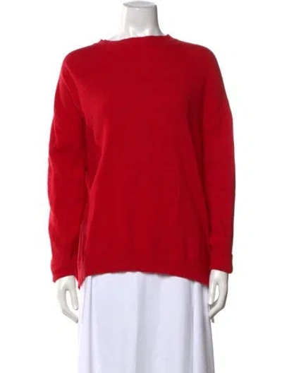 Pre-owned Ellery Crew Neck Sweater In Red