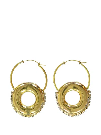Ellery Crystal-embellished Earrings In Gold