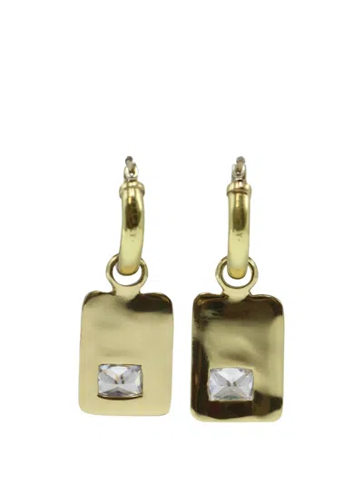 Ellery Embellished Earrings In Gold