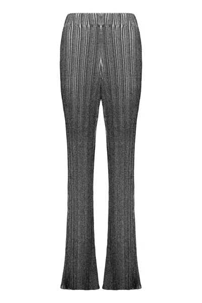 Ellery Flared Trousers In Gray