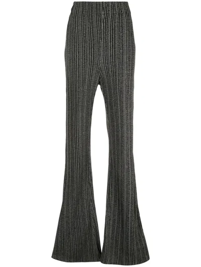 Ellery Footnote Flared Trousers In Black