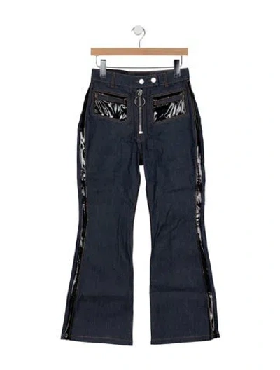 Pre-owned Ellery High-rise Flared Jeans In Blue