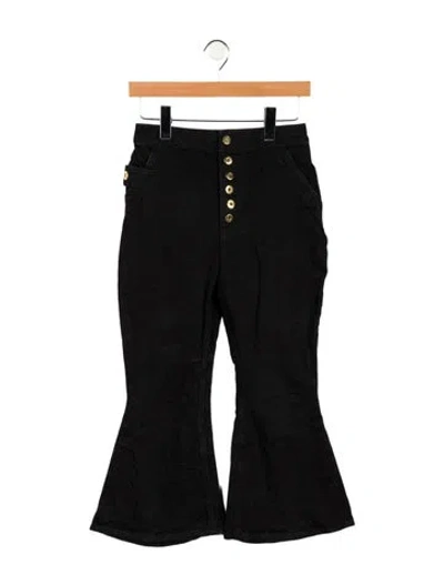 Pre-owned Ellery High-rise Wide Leg Jeans In Black