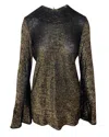 Ellery Inception Fluted Sleeve Top In Black Viscose In Black