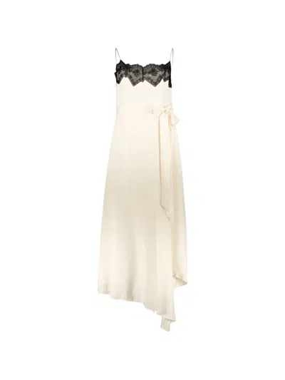 Ellery Lace-trim Sleeveless Asymmetric Maxi Dress In Multi
