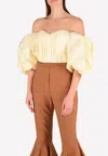 Ellery Lady Chatterly Off-the-shoulder Top In White