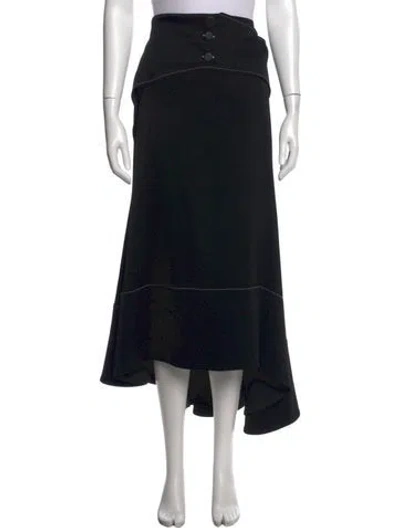 Pre-owned Ellery Long Skirt In Black